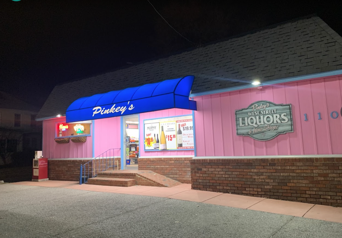 Pinkey's storefront.