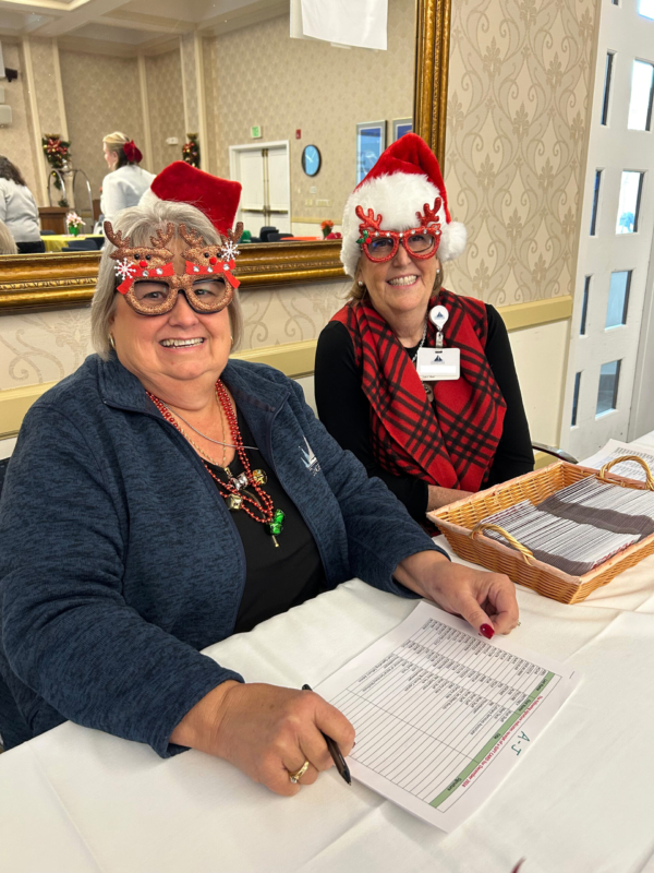 Ginger Cove employees in Christmas costumes