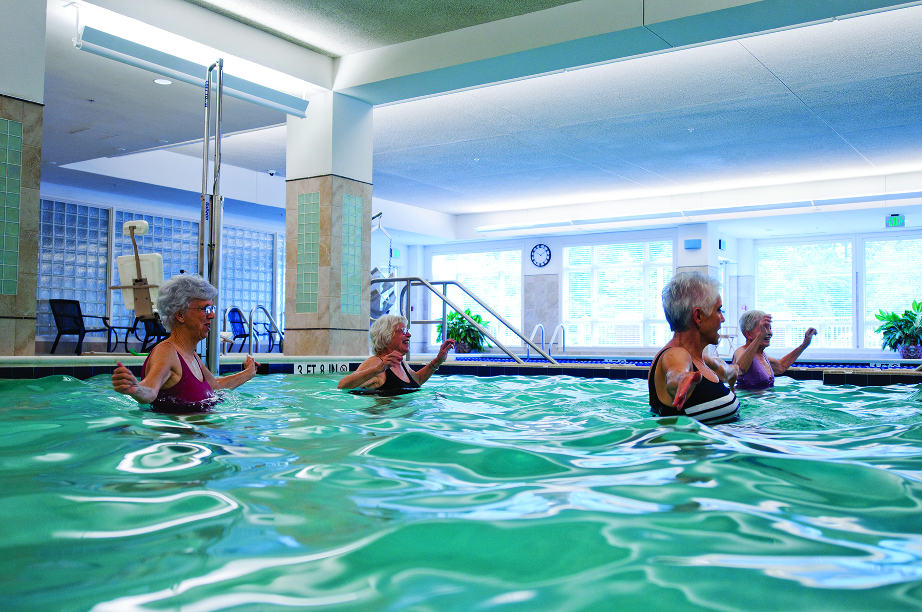 gc2008._©ChaseHeilmanPhotography_013 Group of seniors water aerobics class