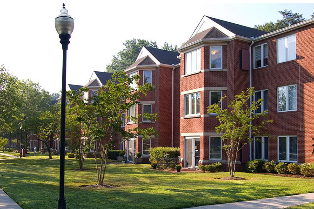 Ginger Cove resident buildings brick exterior